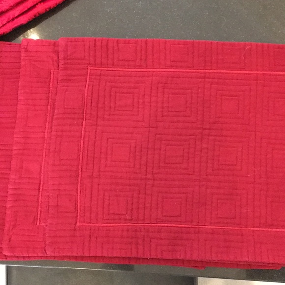 Set of 5 fabric placemat and napkins - Picture 3 of 8